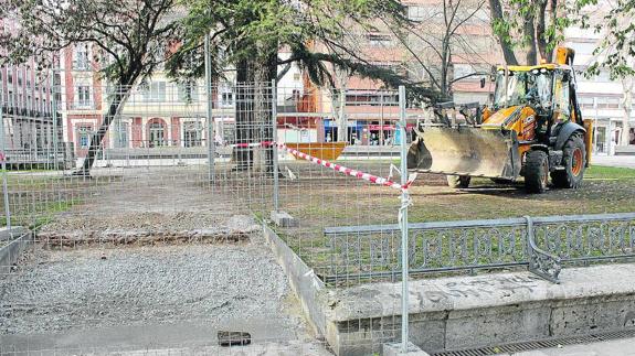 Palencia remodela el parque del Salón