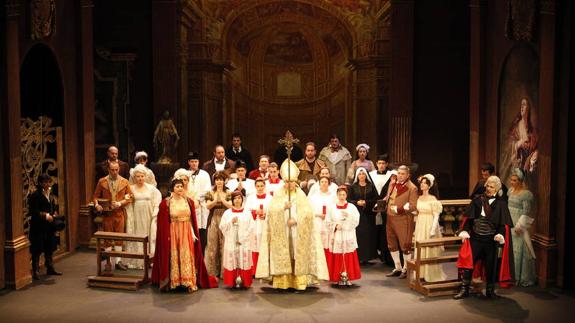El teatro Ortega de Palencia acoge hoy la representación de la célebre ópera 'Tosca'