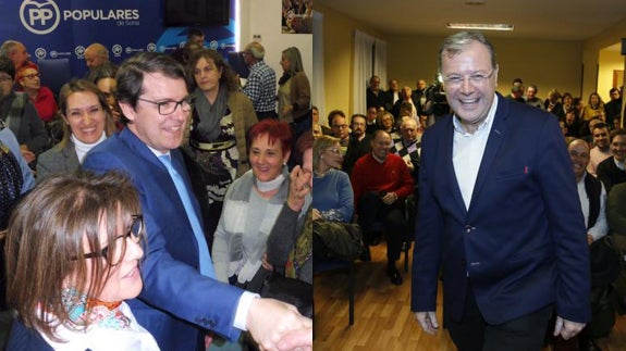 Segundo día de campaña: Mañueco más cómodo que Silván