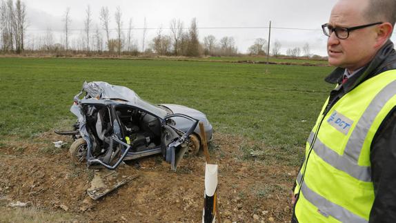 Tráfico cree que el granizo causó el accidente de Palencia en el que han muerto tres personas