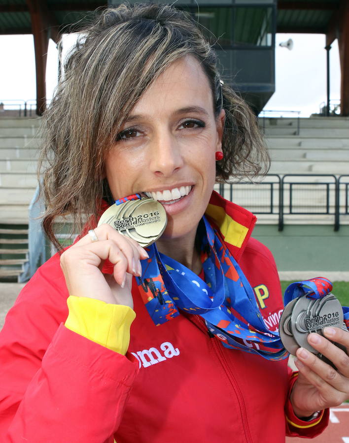 Carolina García, campeona del Mundo de pista cubierta