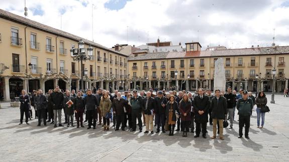 Palencia se moviliza contra el terrorismo