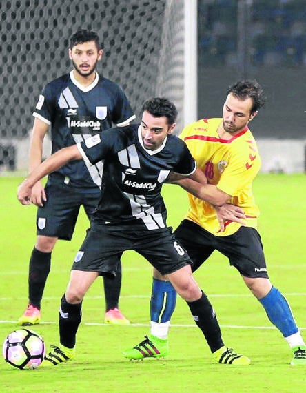 Un palentino, en la liga de fútbol catarí