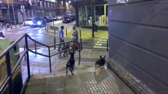 Brutal paliza en la calles de Barakaldo
