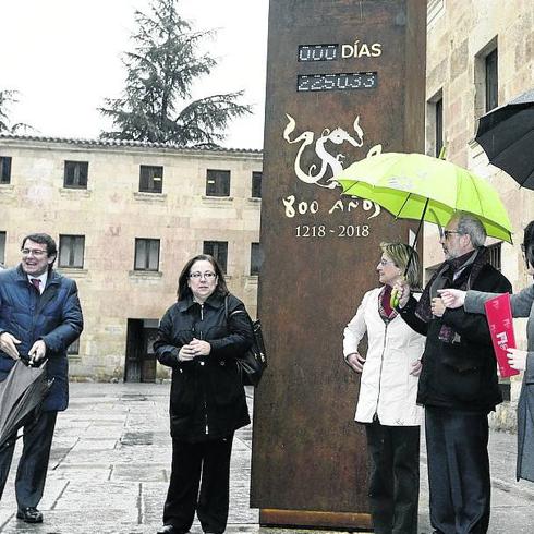 El reloj del VIII Centenario de la Usal ‘contemplará’ la Promesa del Silencio