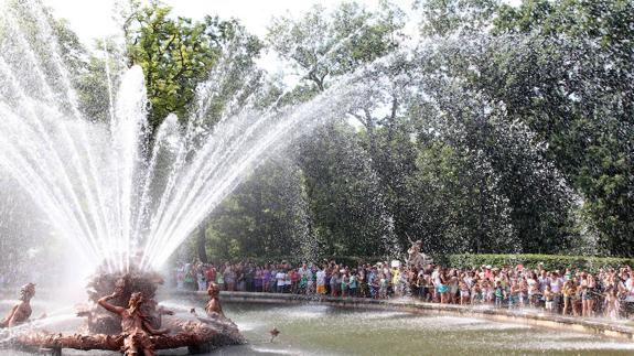 Empieza la temporada de las Fuentes de La Granja