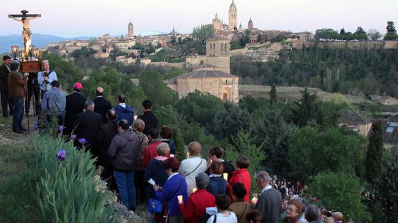 Miércoles Santo con fervor carmelita en Segovia