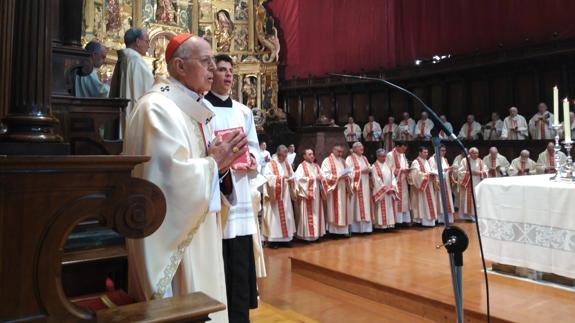 Blázquez preside hoy los actos centrales de la Semana Santa de Valladolid en su 75 cumpleaños