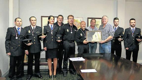 Alumnos de la Policía Nacional acompañarán a la Seráfica