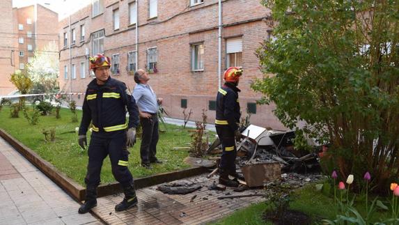 Atendidas tres personas por inhalación de humo en el incendio de una vivienda en Guardo