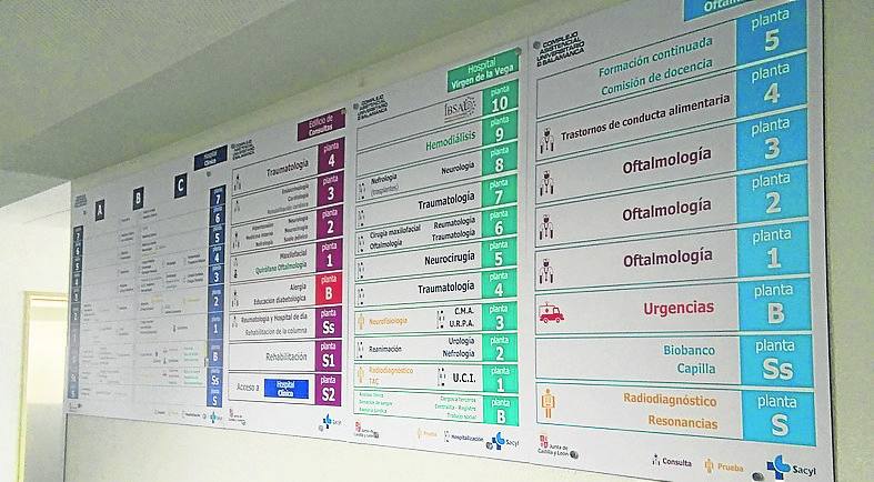 El Hospital estrena directorios para guiar a los pacientes y los familiares