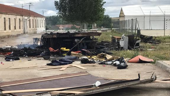 Muere un hombre que intentó quemar la caseta de un feriante en Salamanca