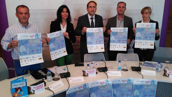 La marcha nórdica palentina se solidariza con UNICEF