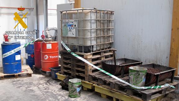 La Guardia Civil detecta irregularidades en una empresa en la elaboración de pellet