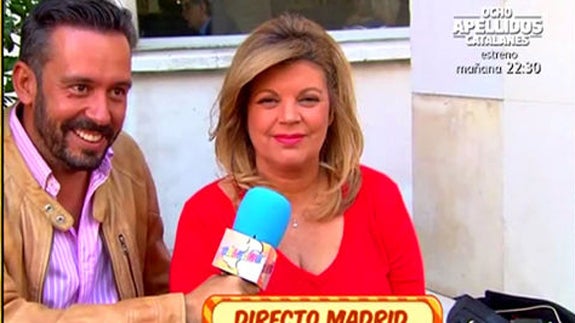 María Teresa Campos recibe la visita de Vasile en el hospital