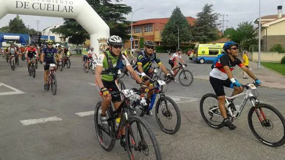 Más de 160 ciclistas aceptan el Desafío de las dos Villas entre Cuéllar y Fuentidueña