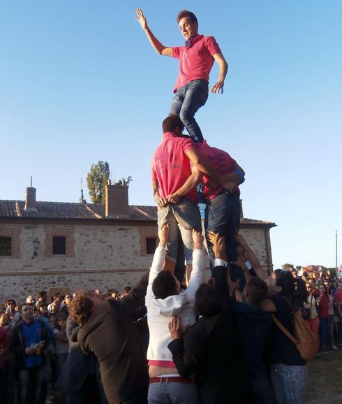 Con la Virgen del Bustar